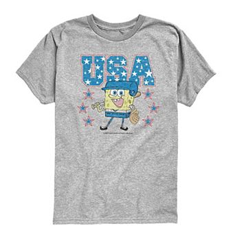 Boys 8-20 SpongeBob SquarePants USA Vintage Graphic Tee