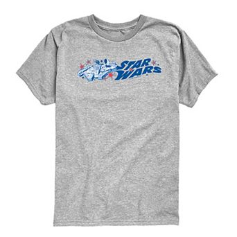 Boys 8-20 Star Wars Millennium Falcon Americana Graphic Tee