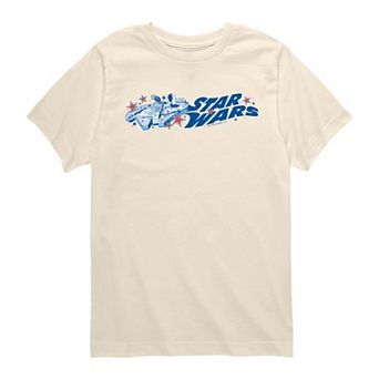 Boys 8-20 Star Wars Millennium Falcon Americana Graphic Tee