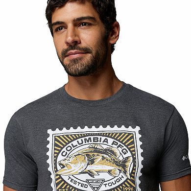 Men's Columbia Short Sleeve Performance Fishing Gear Graphic Tee