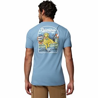 Men's Columbia Short Sleeve Performance Fishing Gear Graphic Tee