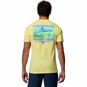 Men's Columbia Short Sleeve Performance Fishing Gear Graphic Tee