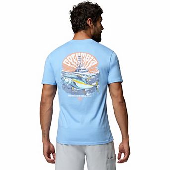 Men's Columbia Short Sleeve Performance Fishing Gear Graphic Tee