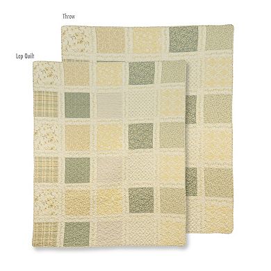 Donna Sharp Meadow Pieced Cotton Throw Blanket