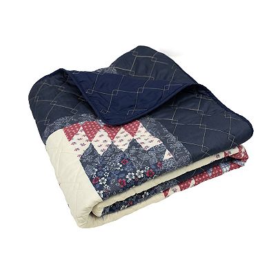Donna Sharp Bluefield Star Quilted Throw Blanket