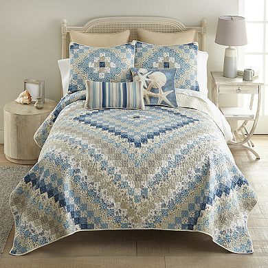 Donna Sharp Blue Diamond Coastal 2-Piece Throw Pillow Set