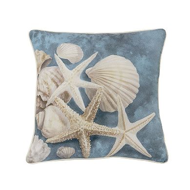 Donna Sharp Blue Diamond Coastal 2-Piece Throw Pillow Set