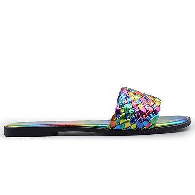 Henry Ferrera Woven Women's Slip-On Sandals