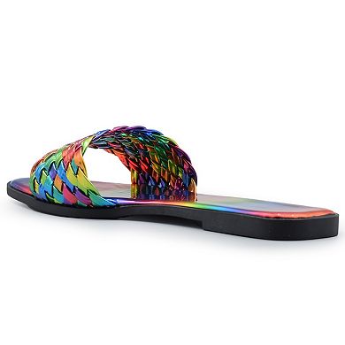 Henry Ferrera Woven Women's Slip-On Sandals