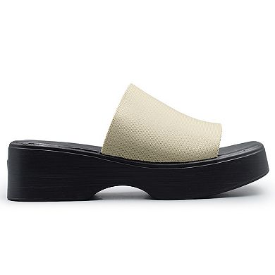 Henry Ferrera Comfort Women's Slip-On Platform Sandals