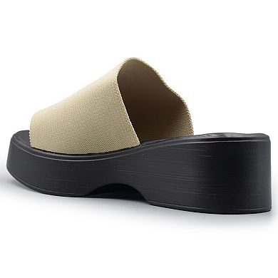 Henry Ferrera Comfort Women's Slip-On Platform Sandals