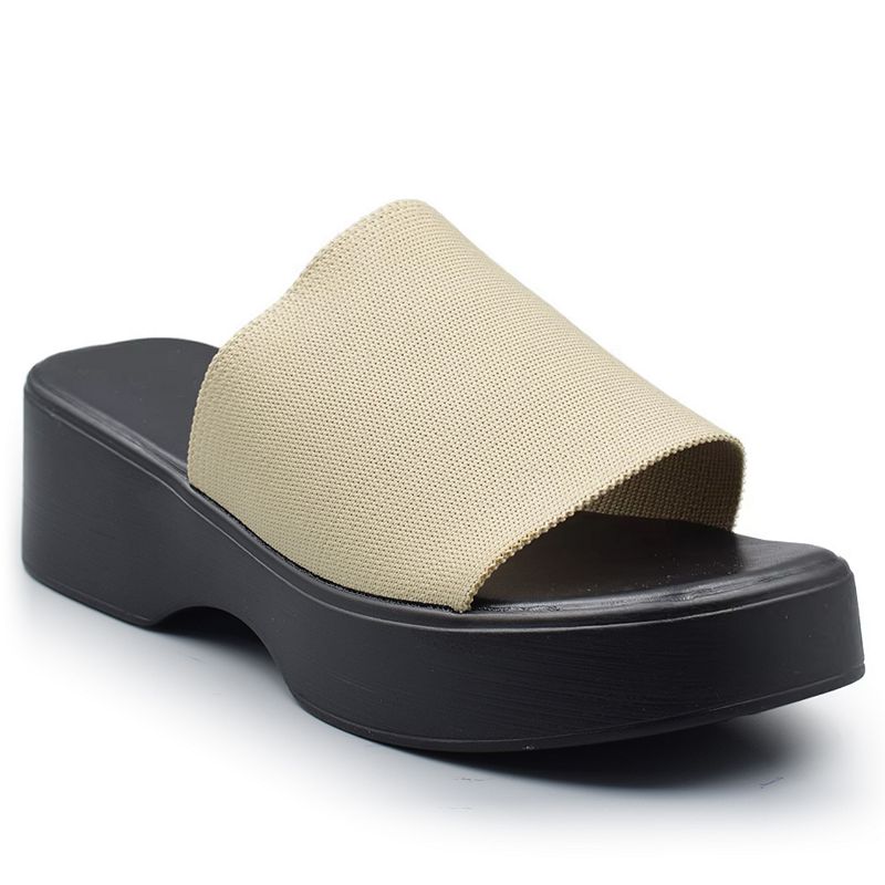 Henry Ferrera Comfort Women's Slip-On Platform Sandals,