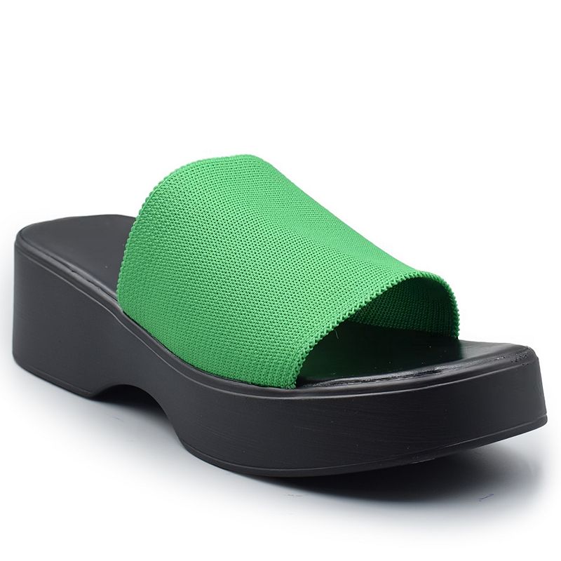 Henry Ferrera Comfort Women's Slip-On Platform Sandals,