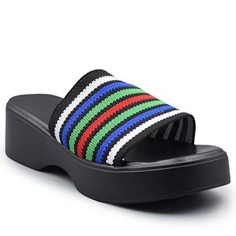 Henry Ferrera Comfort Women's Slip-On Platform Sandals