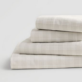 Cuddl Duds® Printed Cotton Flannel Sheet Set