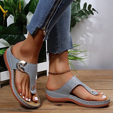 Henry Ferrera Comfort-U Women's Slip-On Fashion Sandals