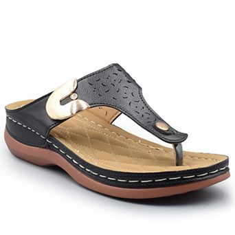 Henry Ferrera Comfort-U Women's Slip-On Fashion Sandals