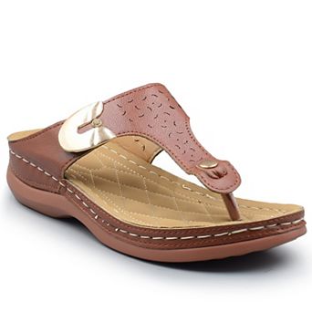 Henry Ferrera Comfort-U Women's Slip-On Fashion Sandals