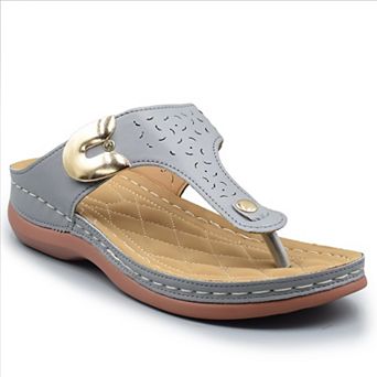 Henry Ferrera Comfort-U Women's Slip-On Fashion Sandals