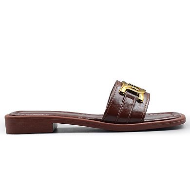 Henry Ferrera Women's Ornament Slide Sandals