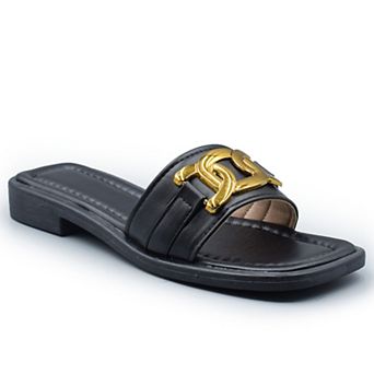 Henry Ferrera Women's Ornament Slide Sandals