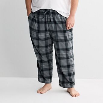 Big & Tall Sonoma Goods For Life® Microfleece Pajama Pants