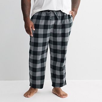 Big & Tall Sonoma Goods For Life® Microfleece Pajama Pants