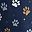 Puppy Paw Navy Tan