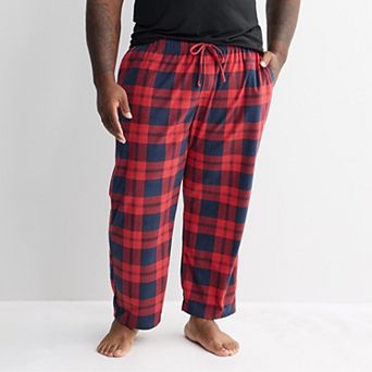 Big & Tall Sonoma Goods For Life® Microfleece Pajama Pants