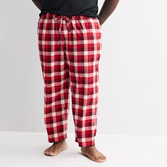 Big & Tall Sonoma Goods For Life® Microfleece Pajama Pants