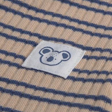 Newborn Baby Boys Huggies® 100% Organic Animals & Stripes Bodysuits 2-Pack