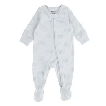 Newborn Baby Boys Huggies® 100% Organic Printed Footed Coverall