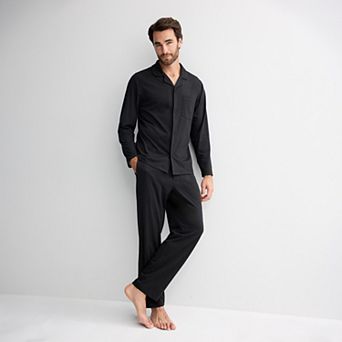 Men's Sonoma Goods For Life® Essential Knit Notch Pajama Top & Pajama Bottoms Set