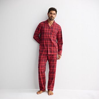 Men's Sonoma Goods For Life® Essential Knit Notch Pajama Top & Pajama Bottoms Set