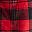 Red Black Uneven Plaid