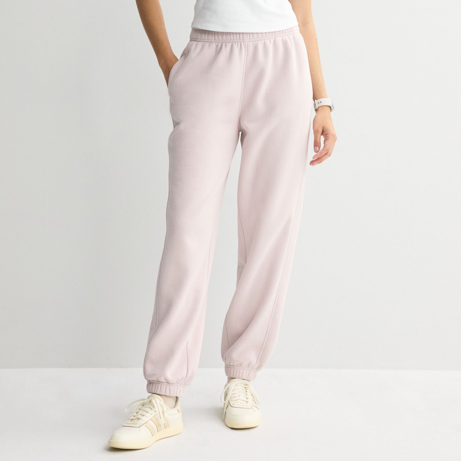 Женские брюки FLX Embrace Fleece Boyfriend Jogger, цвет: Лавандовый