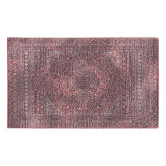 My Magic Carpet Tabriz Mirage Burgundy Area or Runner Rug