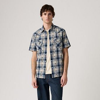 Men's Levi's® Classic Standard Fit Short Sleeve Western Shirt