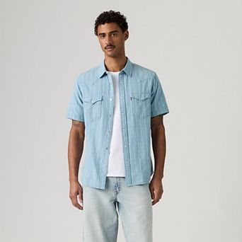 Men's Levi's® Classic Standard Fit Short Sleeve Western Shirt