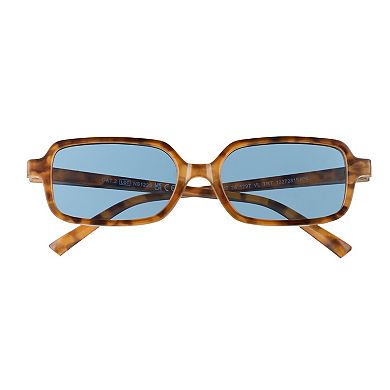 Women's Cali Blue Rectangle Sunglasses