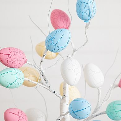 nearly natural 2-ft. Pre-Lit Artificial Easter Egg Twig Tree with 24 LED Lights