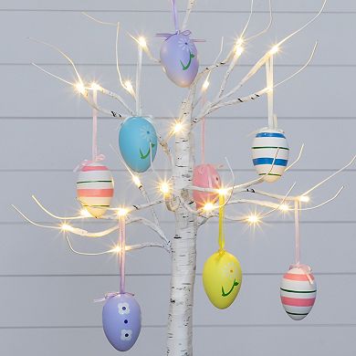 nearly natural 2-ft. Pre-Lit Artificial Easter Twig Tree with Egg Ornaments & LED Lights