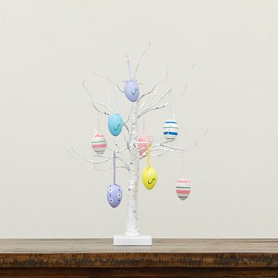 nearly natural 2-ft. Pre-Lit Artificial Easter Twig Tree with Egg Ornaments & LED Lights