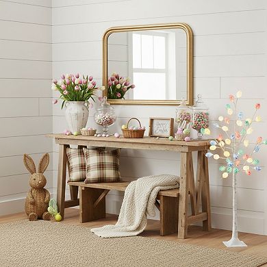 nearly natural 4-ft. LED Artificial Easter Twig Tree with Egg Ornaments