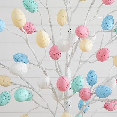 nearly natural 6-ft. LED Artificial Easter Twig Tree with Egg Ornaments