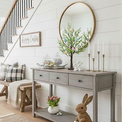 nearly natural 2-ft. Pre-Lit Artificial Easter Egg Twig Tree with 24 LED Lights