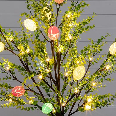 nearly natural 3-ft. LED Artificial Easter Egg Twig Tree