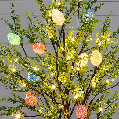 nearly natural 4-ft. LED Artificial Easter Egg Twig Tree