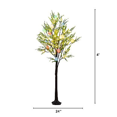 nearly natural 4-ft. LED Artificial Easter Egg Twig Tree