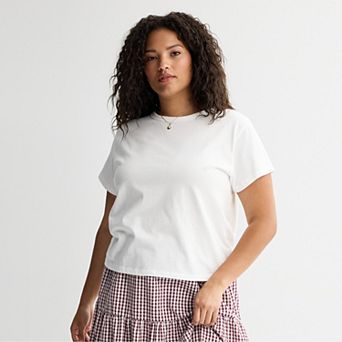 Juniors' Plus Size SO® Perfect Striped Tee